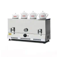 سماور 4 قوری استیل برقی