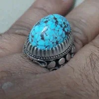 انگشتر فیروزه نیشابور طبیعی