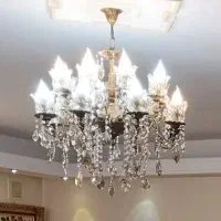 لوستر ۱۶ شعله برنز