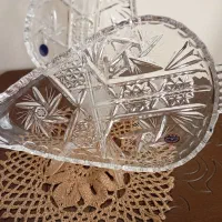 ظروف سرو  کریستال وقوری وجاخلالی لمونژ گل میخک sb