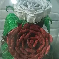 گل مصنوعی با شیشه فلکسی|گل مصنوعی|ملارد, |دیوار