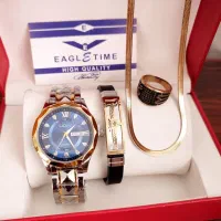 ساعت با دستبند و گردنبند و انگشتر فقط ۲.۵۰۰