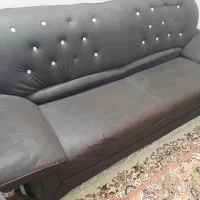 مبلمان باجلو مبلی وعسلی ومیز تلویزیون شیشه ای