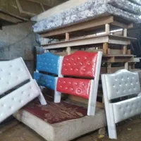 تخت خواب فلزی لمسه نگین دار