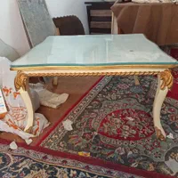 میز جلو مبلی چوبی بزرگ جنس چوب راش|مبلمان خانگی و میز عسلی|خمینی‌شهر, |دیوار