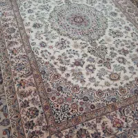 جفت۶متری نائین زمینه کرم گل ابریشم|فرش|تهران, حبیب الله|دیوار