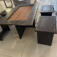 میز جلو مبلی با ۴ تا عسلی|مبلمان خانگی و میز عسلی|نوشهر, |دیوار