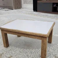 میز چوبی با چوب راش دست ساز