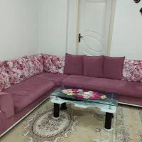 مبل L همراه با میز عسلی