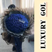 دسته گل رز آبی افسانه ای شاین ،گلفروشی تخصصی