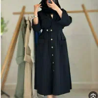 مانتو بلند مشکی