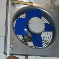 فن وهواکش ۴۰×۴۰ تکنو پارس درحد نو با دکمه و دینام