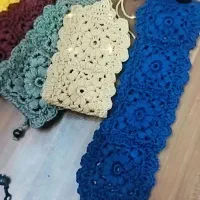 مینی اسکارف، کلاه قلاب بافی ،ماتیلدا، تل قلاب بافی|لباس|پاکدشت, پارچین|دیوار