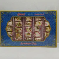 گز سرگل با مغز پسته و بادام