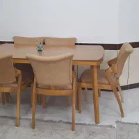 میز غذا خوری 6نفره چوب راش|میز و صندلی غذاخوری|بوکان, |دیوار