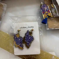 گوشواره و گردنبند رزین