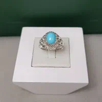 انگشتر فیروزه نیشابور کد۱۶۴۶|جواهرات|قم, سالاریه|دیوار