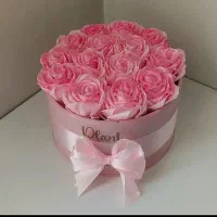 دسته گل روبانی