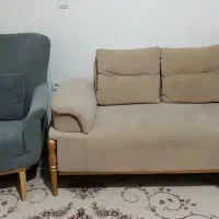 مبل راحتی کارکرده هفت نفره در حد نو|مبلمان خانگی و میز عسلی|بجنورد, |دیوار