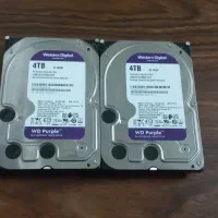 دو عدد هارد اینترنال ۴ ترا  بنفش