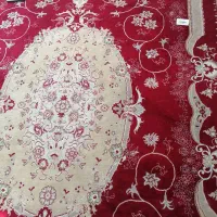 سلام سه عددفرش و پشتی و میز تلویزیون