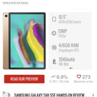 samsung Tab S5 e wifi 10.5 اینچ|تبلت|قم, شهرک قدس|دیوار