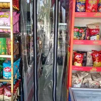 پرده طلق شیشه ای/ پرده مگنتی فول مگنت/پرده آهن ربا|پرده، رانر، رومیزی|شیراز, سیاه سنگ|دیوار