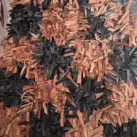 فرش چرمی قهوه ای