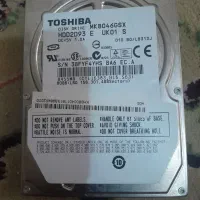 یک عدد هارد لبتاپ مارک توشیبا  و یک عدد فن CPU