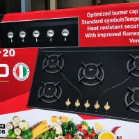 اجاق گاز صفحه ای شیشه ای