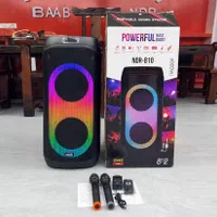 اسپیکر پارتی باکس NDR 810 میکروفن بی سیم