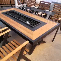 آتشدان و میز آتشدان طرح مبلمان باغی دوره ویداhahj9|مبلمان خانگی و میز عسلی|هشتگرد, طاووسیه|دیوار