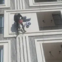 کاردرارتفاع عایق بندی نانو نما پیچ ورولپلاک سنگ|خدمات پیشه و مهارت|بوشهر, |دیوار