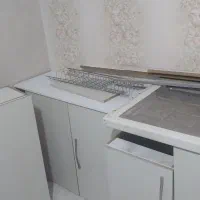 کابینت آشپزخانه با هود وسینک روشویی|آب‌چکان و نظم‌دهنده ظروف|قزوین, |دیوار