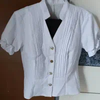 شومیز، دامن، شومیز سفید تک|لباس|فسا, |دیوار