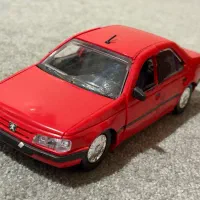 ماکت ماشین پژو ۴۰۵ قرمز اسپورت شده