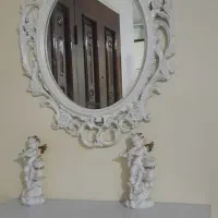 آینه و شمعدان رزین