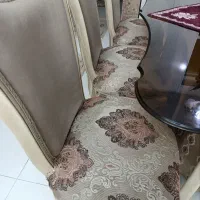 مبل استیل هفت نفره با میز ناهار خوری شیش نفره|مبلمان خانگی و میز عسلی|تهران, ملکآباد|دیوار