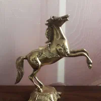 مجسمه برنزی اسب|مجسمه، تندیس، ماکت|بم, |دیوار