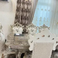 یکدست میز نهارخوری هشت نفره|میز و صندلی غذاخوری|زاهدان, |دیوار