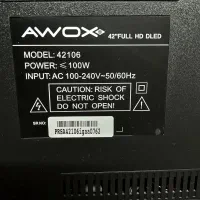 تلویزیونawox ۴۲ اینچ فول اچ دی dled 42fullhd