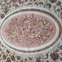 فرش بیضی 1ونیم متری