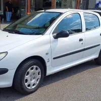 ۲۰۶ تیپ۲سفید|خودرو سواری و وانت|بیرجند, |دیوار