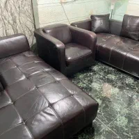 مبل چرم واقعا طبیعی هارمونی (ایتالیایی)