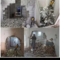 استاد بنا سقف  بلوک چینی شیب  بندی  تخلیه