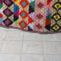 دو عدد چیت رنگی|فرش|ایلام, |دیوار