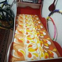 تخت وکمدست سه تیکه فروش فوری|تخت و سرویس خواب|اردبیل, |دیوار