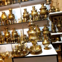 کلکسیونی عتیقه برنجی c مسی گازی زغالی ذغالی سماور|کلکسیون اشیاء عتیقه|اصفهان, دستگرده|دیوار