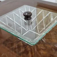 کاسه کریستال همراه درب