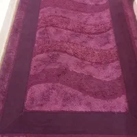 گلیم فرش دور چرم